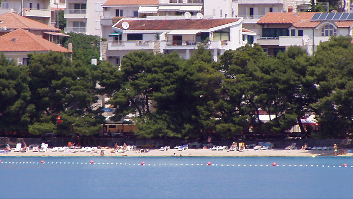 luxury apartments makarska on the beach